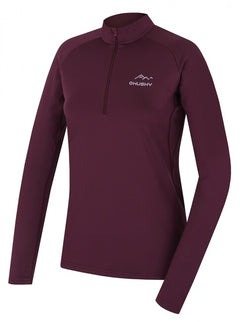 HUSKY Tromi Zip women's thermal zip t-shirt L, purple