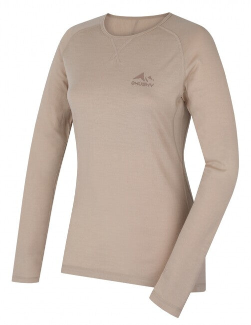 HUSKY Women's Merow Thermal Long Sleeve Shirt L, Beige