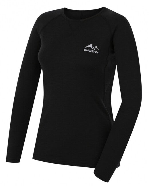 HUSKY Mertee Women's Thermal Long Sleeve Shirt L, Black