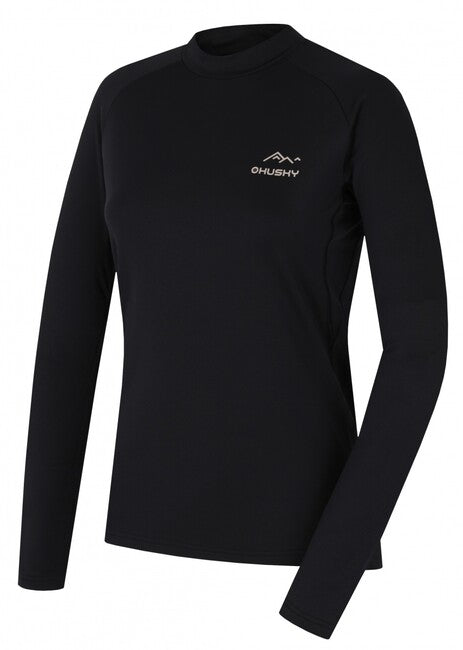 HUSKY Tromi Women's Thermal Long Sleeve Shirt L, Black