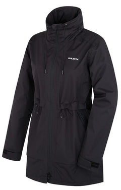 HUSKY Nevr γυναικείο hardshell παλτό, μαύρο