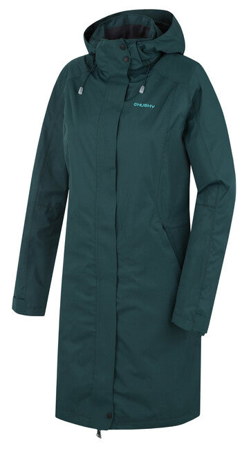 HUSKY Women's Hardshell Jacket Nut L, Dark Green
