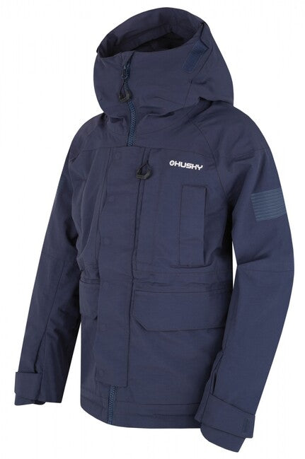HUSKY Nigalo Children's Insulated Hardshell Jacket, Navy Blue
