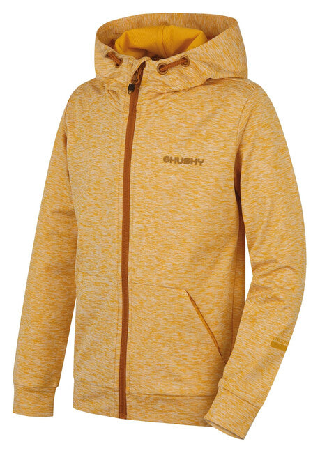 Husky Alony K Kids Hoodie, Yellow