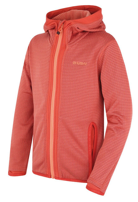 HUSKY Artic Zips K Hoodie, Red/Black Blue
