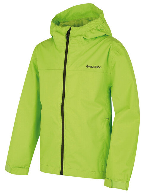 HUSKY Zunat K Children's Outdoor Jacket, Bright Green