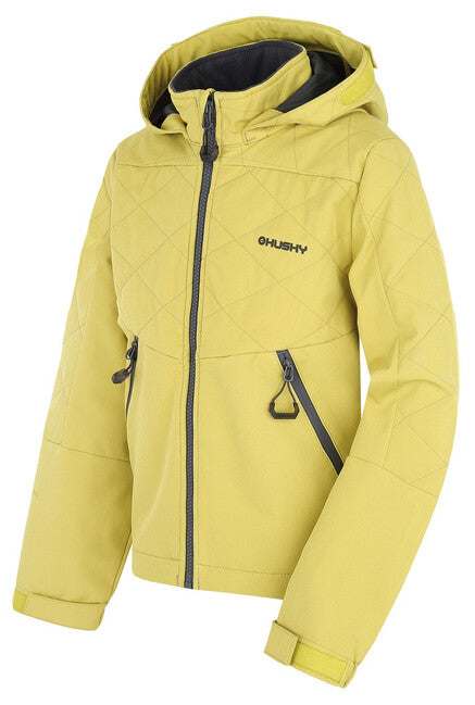 HUSKY Salex K Kids Softshell Jacket, Lime Green