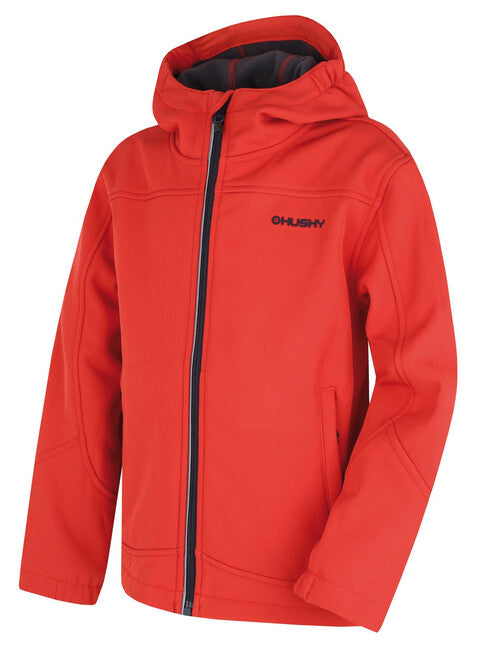 HUSKY Simbo K Kids Softshell Jacket, Red