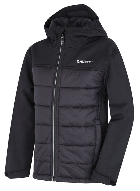 HUSKY Swany K Children's Softshell Padded Jacket, Black