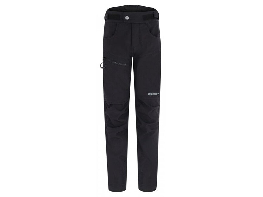 HUSKY Keson K Children's Softshell Pants, Black