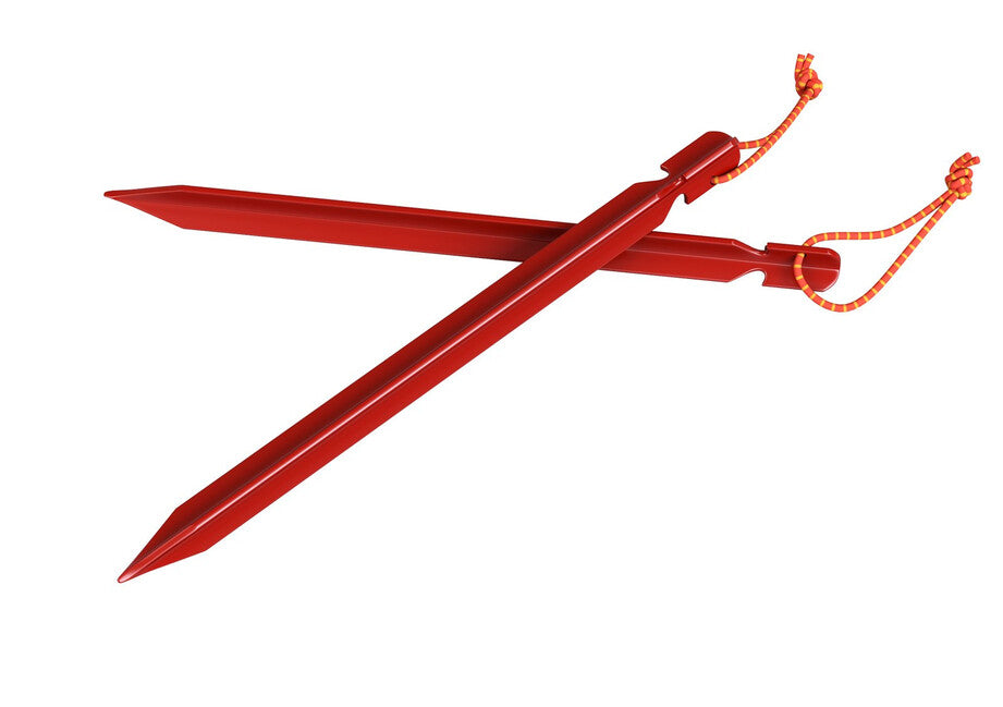 HUSKY Tent Pegs, Dural, Lightweight, Red