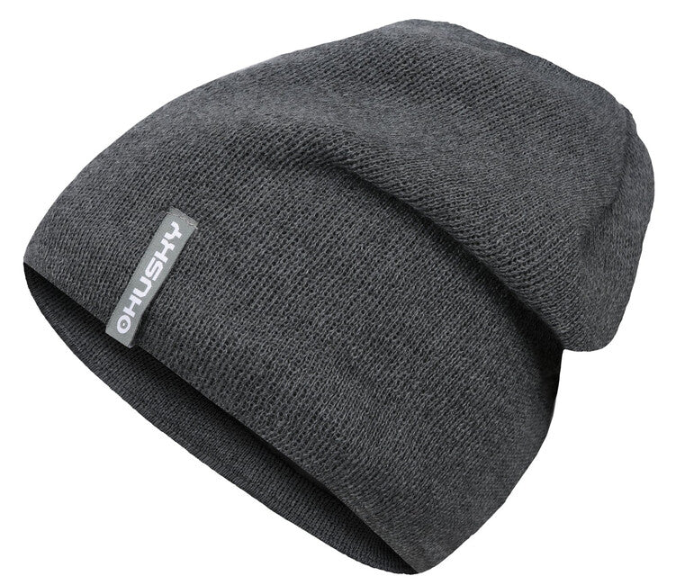 HUSKY Merhat 3 Men's Merino Beanie, Light Grey Melange