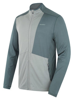 HUSKY Tarp ανδρικό φούτερ με φερμουάρ, black green/dk. grey green, M