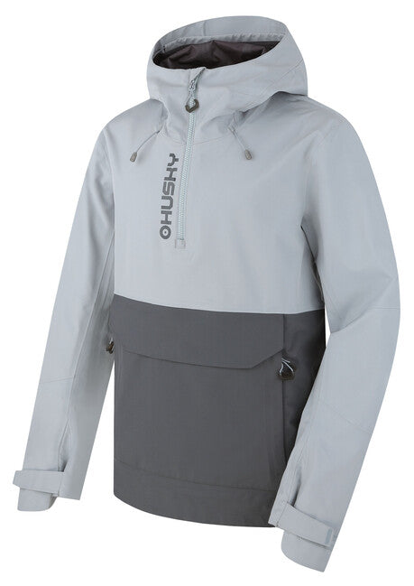 Husky Nabbi Women's Men's Outdoor Jacket, Light Grey/Dark Grey