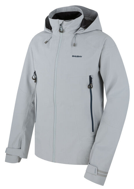 HUSKY Men's Outdoor Jacket Nakron M, Light Grey