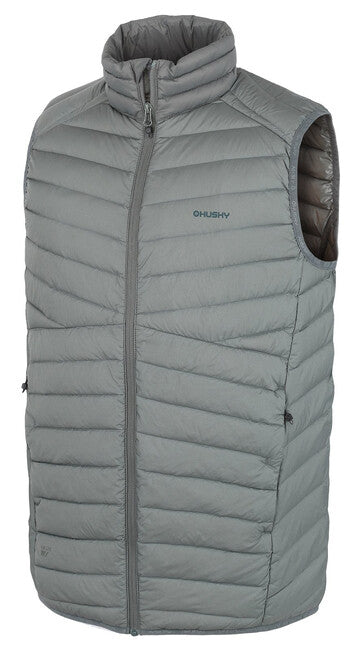 HUSKY Dresles Men's Down Vest, Dark Grey Green