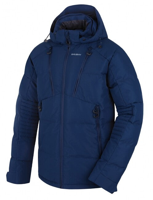 HUSKY Norel Men's Quilted Winter Jacket, Navy Blue