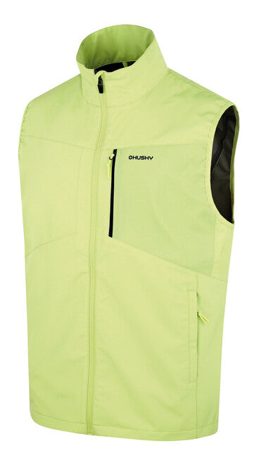 Husky Salien Men's Softshell Vest, Light Green
