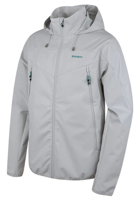 Husky Sonny Men's Softshell Jacket, Light Grey