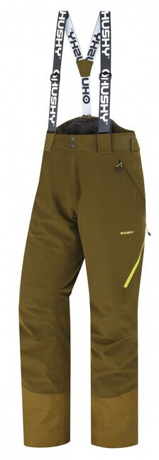 HUSKY Men's Ski Pants Mitaly, Khaki