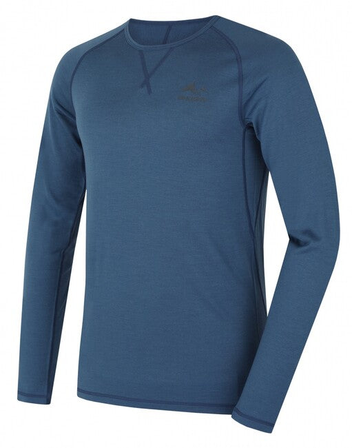 HUSKY Merow Men's Thermal Long Sleeve Shirt, Blue