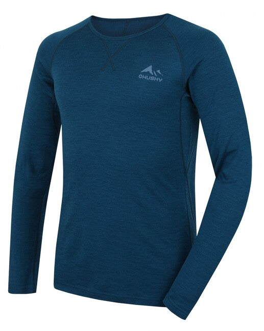 HUSKY Mertee Men's Thermal Long Sleeve T-Shirt, Blue