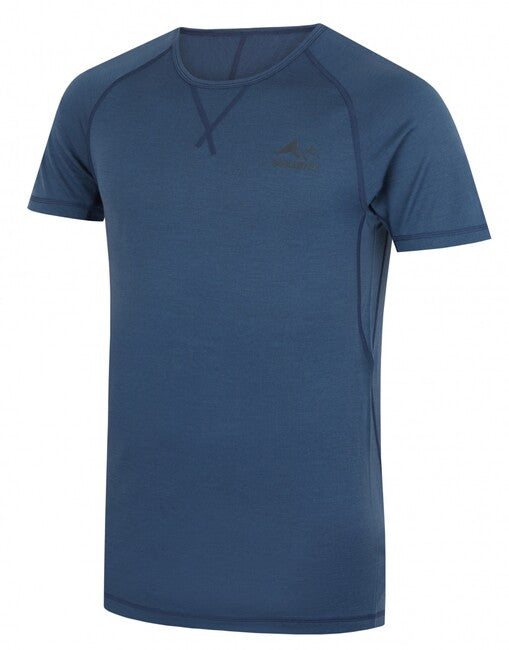 HUSKY Mersa Men's Thermal T-Shirt Short Sleeve, Navy Blue
