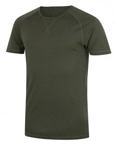 HUSKY Mersa men's thermal short-sleeve t-shirt, green