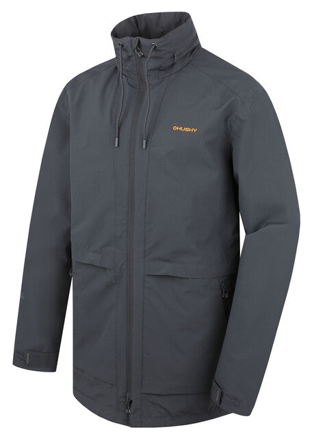 HUSKY Men's Hardshell Jacket Nevr M, Dark Grey