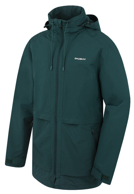 HUSKY Men's Hardshell Jacket Nevr M, Dark Green