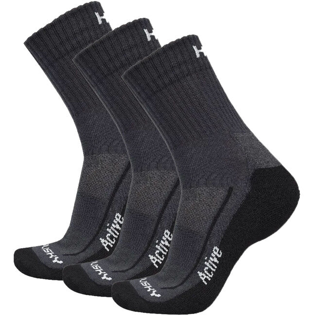 Husky Active Socks 3Pack, Black