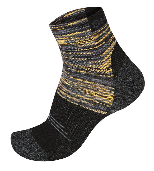 HUSKY Hiking Socks, Black/Yellow