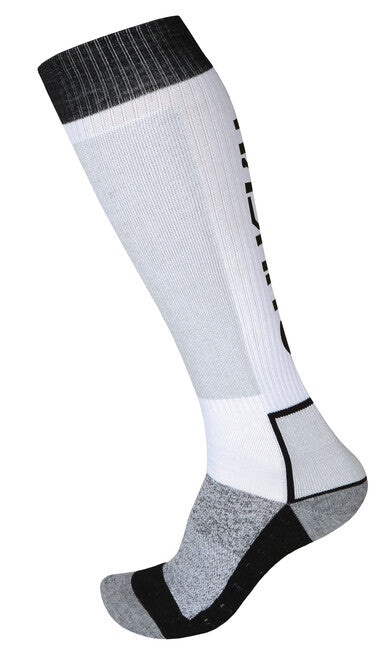 HUSKY Snow Wool Socks, White/Black