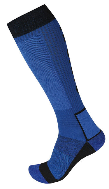 HUSKY Snow Wool Socks, Navy Blue/Black