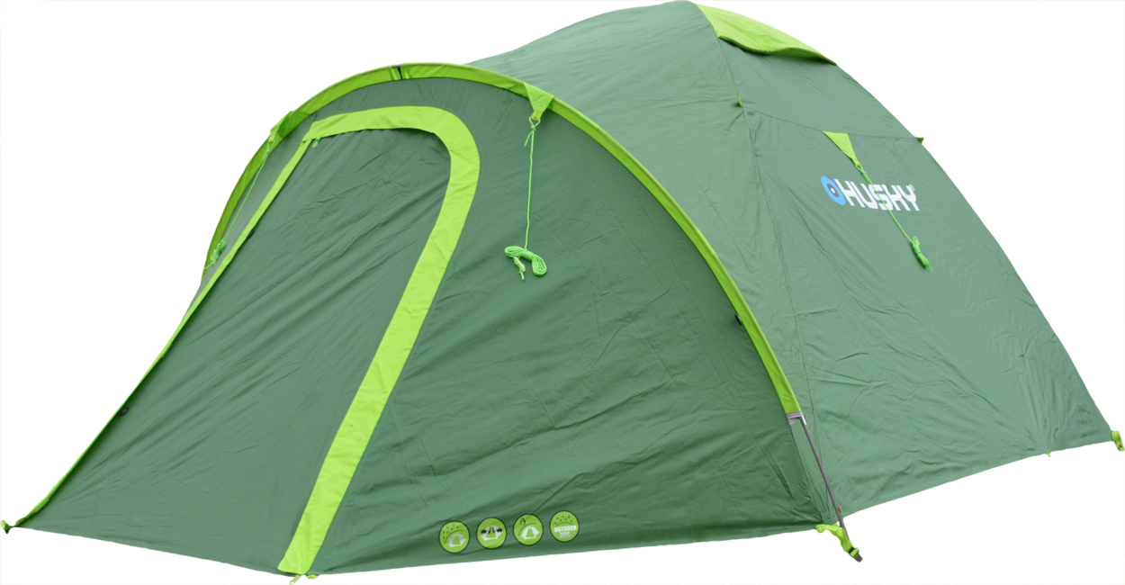 HUSKY Bizon 3 Plus Tent, Light Green