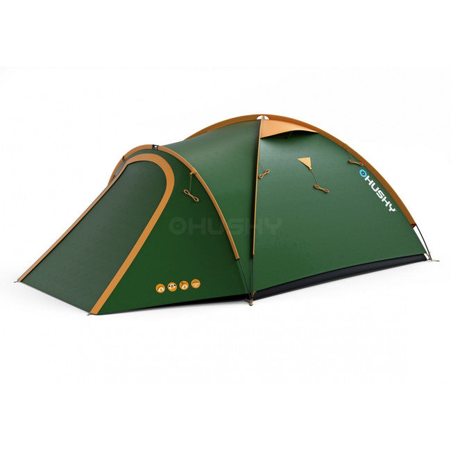 HUSKY Outdoor Bizon 4 Classic Tent, Green