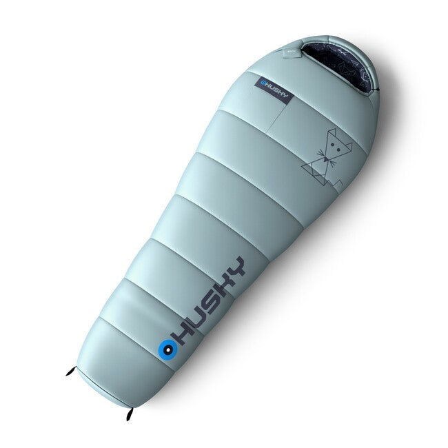 HUSKY Mystic Kids Synthetic Three-Season Sleeping Bag -5, Light Blue