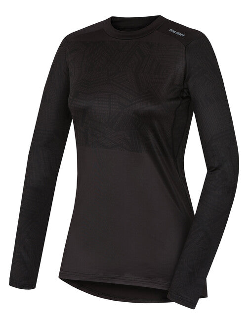 HUSKY Active Winter Thermal Shirt Women's Long Sleeve, Black