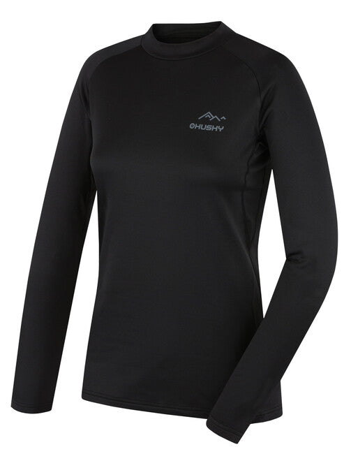 HUSKY Active Winter Long Sleeve Thermal Shirt, Black