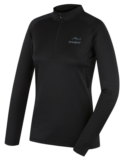 HUSKY Active Winter Long Sleeve Thermal Shirt, Black, L