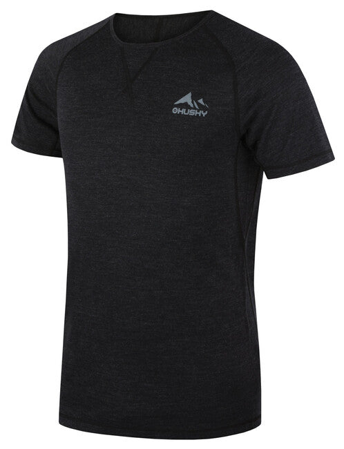 Husky Mersa Merino T-Shirt, Black