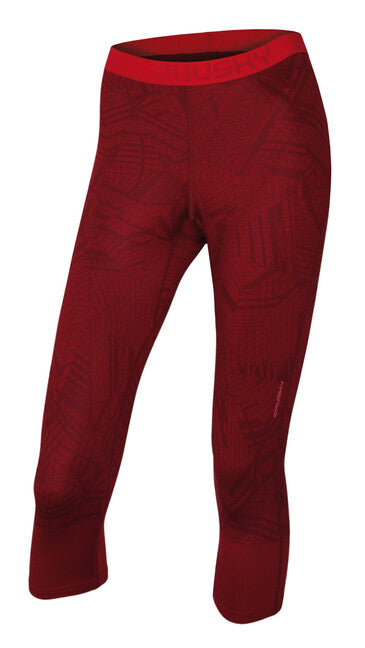 HUSKY Winter Active Women's Thermal Pants 3/4 Dark Terracotta