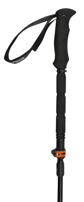 HUSKY Scrod Trekking Poles, Black/Orange
