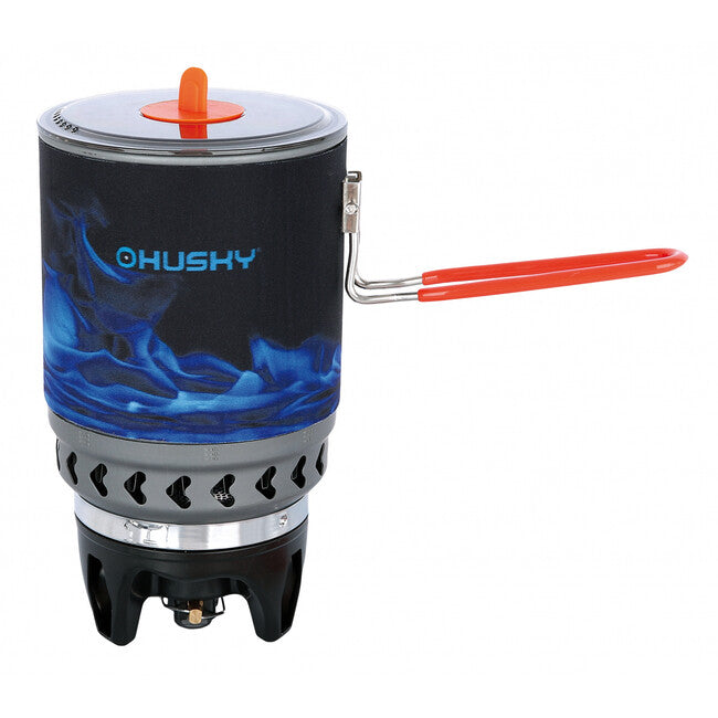 HUSKY Blaze Multifunctional Cookware with Stove, Orange