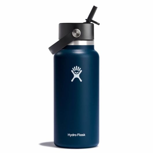 Hydro Flask Široká termofľaša s náustkom 32 OZ Wide Flex Straw Cap 946 ml, indigo