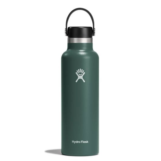 Hydro Flask Thermos Bottle 21 OZ Standard Flex Cap 621 ml, Fir