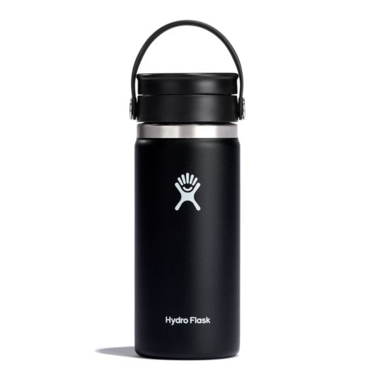 Hydro Flask Thermos Cup 16 OZ Wide Flex Sip Lid 473 ml, Black