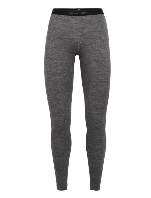 Icebreaker Women's Merino 200 Oasis Leggings, Grey