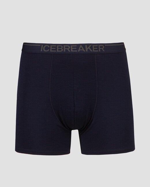 Icebreaker Men's Anatomica Boxers, Navy Blue