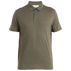 Icebreaker 150 Tech Lite III Merino men's short-sleeve polo shirt, green